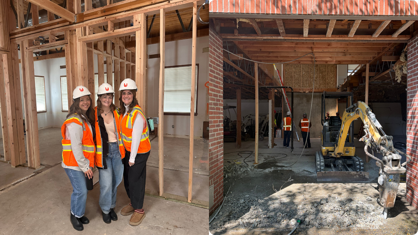 Construction photos of The Loft